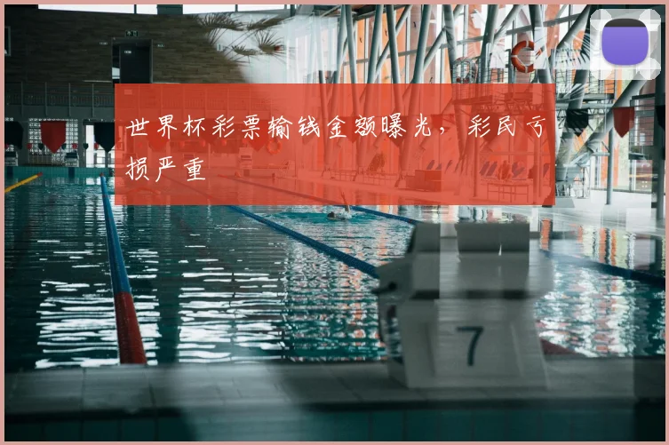 世界杯彩票输钱金额曝光，彩民亏损严重